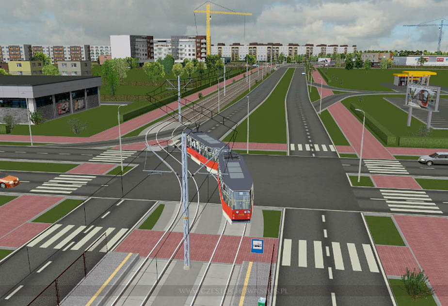 Koncepcja projektu- tramwajem na Parkitkę