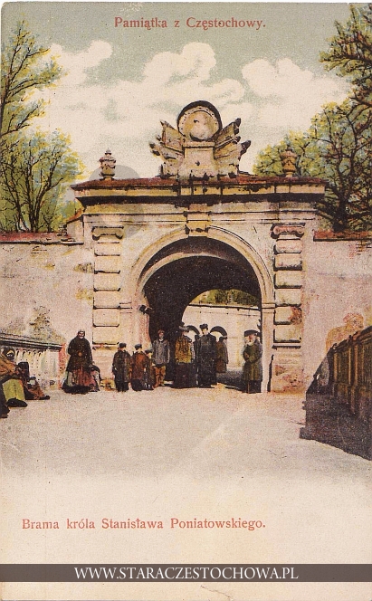 Brama króla Stanisława Poniatowskiego, Pamiątka z Częstochowy