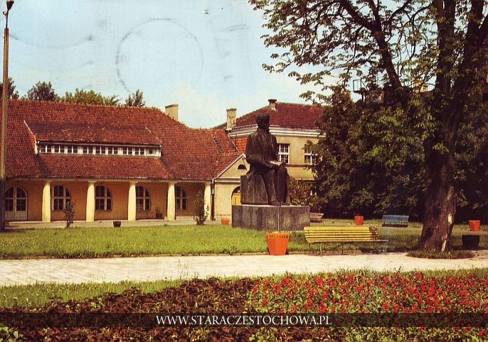 Pomnik Henryka Sienkiewicza i Liceum Ogólnokształcące w Częstochowie