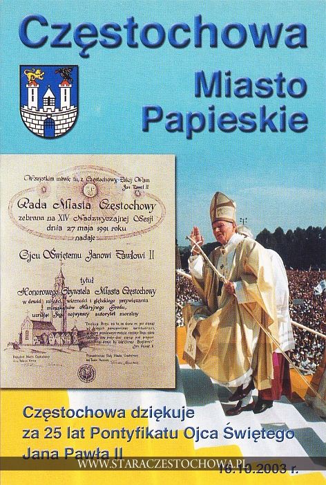 Wizyta Ojca Świętego Jana Pawła II w Częstochowie