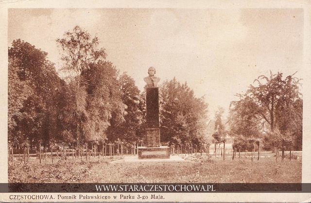 Pomnik Puławskiego w Parku 3-go Maja w Częstochowie