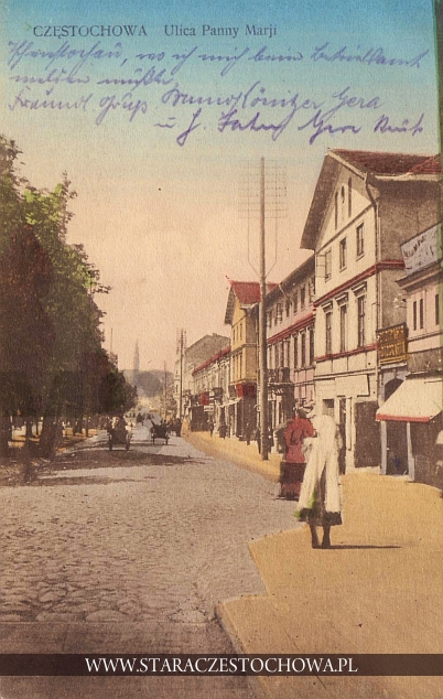Ulica Panny Marji w Częstochowie, Tschenstochau Aleja
