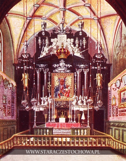 Ołtarz z Cudownym Obrazem Matki Boskiej Częstochowskiej