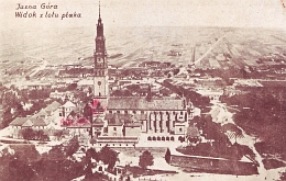 Jasna Góra z lotu ptaka