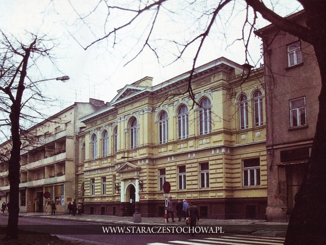 Budynek banku powstały na przełomie XIX i XXwieku w Częstochowie