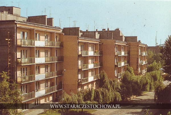 Ulica Juliana Tuwima w Częstochowie, lata 70-te