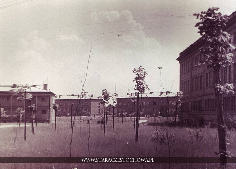 Osiedle Raków w Częstochowie w latach pięćdziesiątych