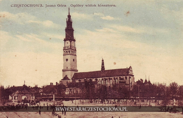 Jasna Góra, Ogólny widok klasztoru w Częstochowie