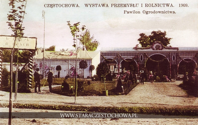 Wystawa Przemysłu i Rolnictwa 1909 w Częstochowie, Pawilon Ogrodnictwa