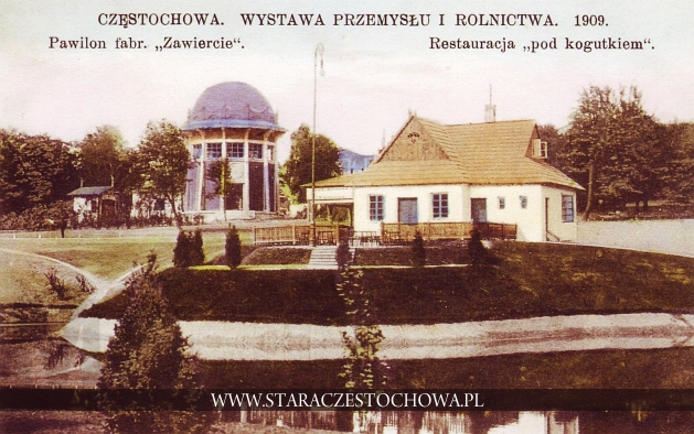 Wystawa Przemysłu i Rolnictwa 1909 w Częstochowie,  Pawilon fabryki Zawiercie