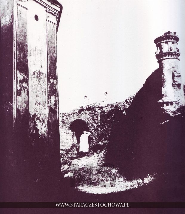 Mury i baszty Klasztoru Jasnogórskiego, rok 1860