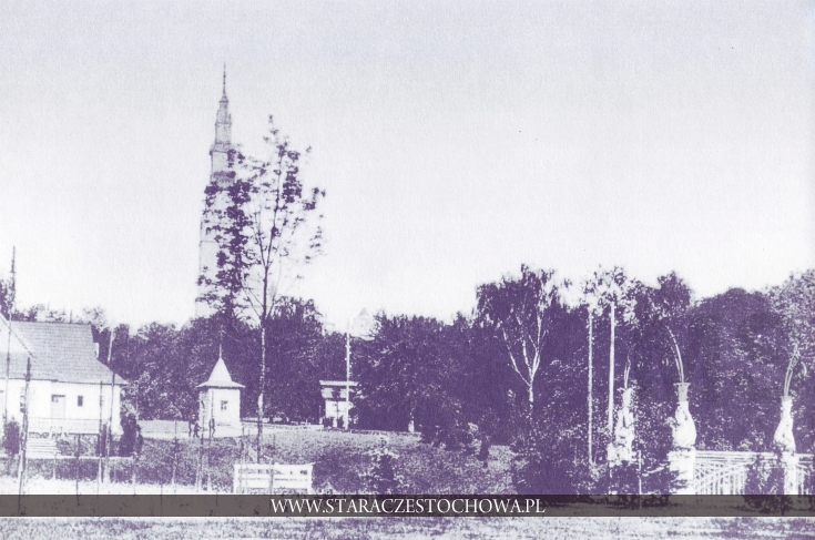 Park podjasnogórski, ok. 1910 roku
