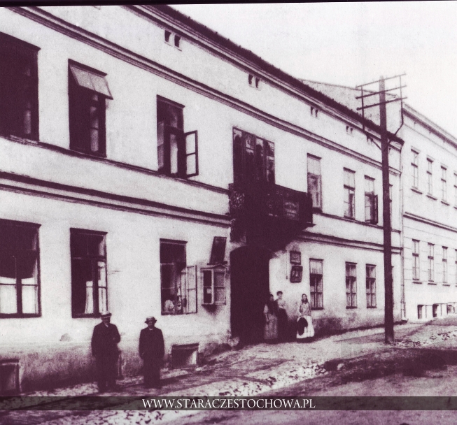 Stara Częstochowa, Ulica 7 Kamienic, ok. 1910 roku