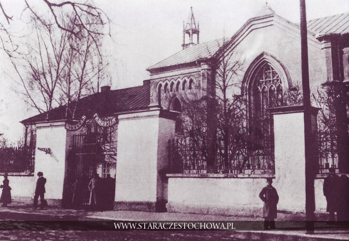Stara Częstochowa, III Aleja NMP, Kościół Maryi Panny, rok 1911
