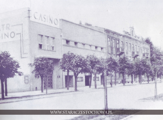 Ulica Teatralna w Częstochowie, lata 20-te