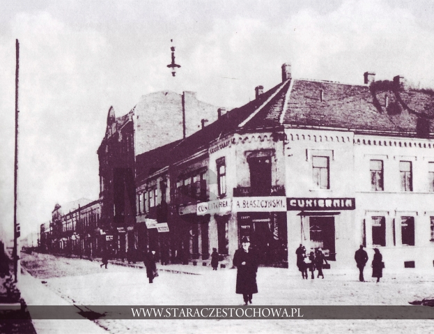 Stara Częstochowa, I Aleja NMP, ok. 1900 roku