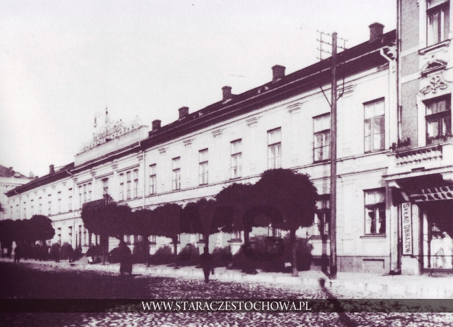 Częstochowa, Ulica Dojazd, ok. 1910 roku
