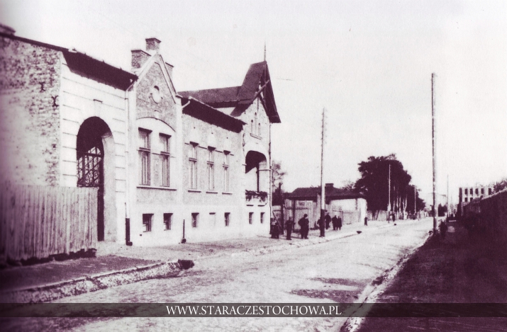 Stara Częstochowa, Ulica Przyfabryczna, ok. 1910 roku