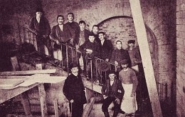 Pracownicy z fabryki Gostyńskiego