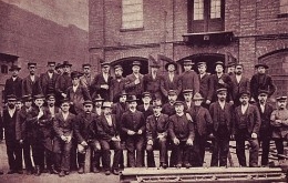 Pracownicy fabryki Gostyńskiego