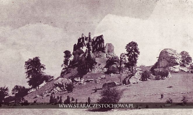 Jura Krakowsko-Wieluńska, ruiny zamku w Bobolicach