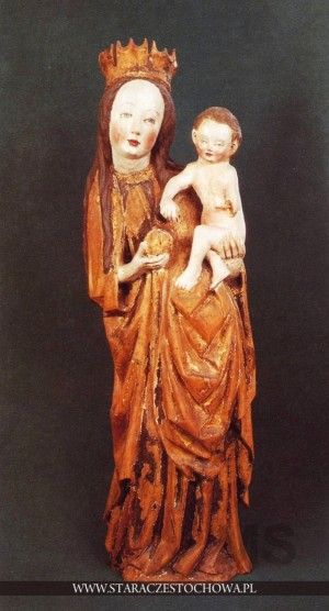 Figura Madonny z dzieciątkiem z Muzeum Diecezjalnego w Częstochowie