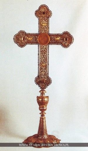 Wielki, srebrny Relikwiarz Krzyża Świętego, kościół św. Zygmunta