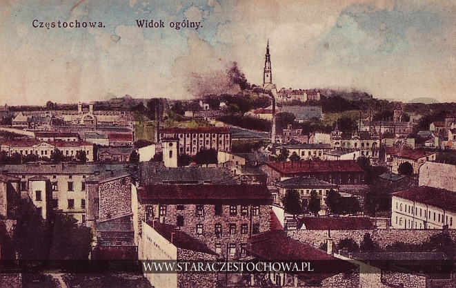 Widok ogólny miasta Częstochowa