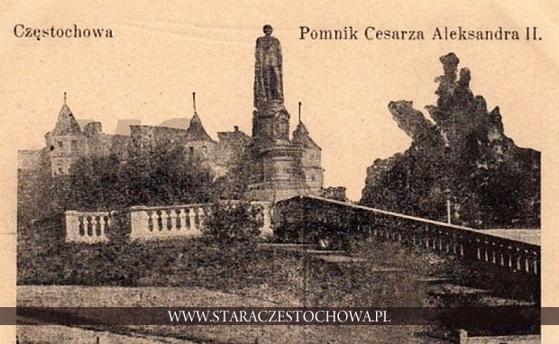 Dawny pomnik Aleksandra II w Częstochowie