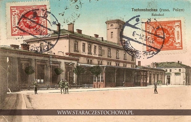 Dworzec drogi żelaznej Warszawa - Wiedeń