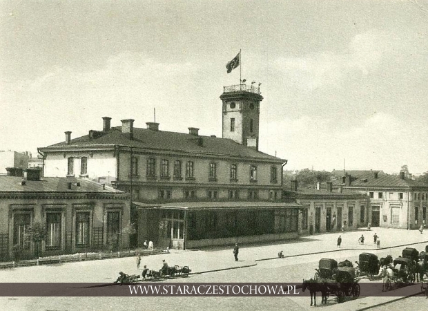Dworzec drogi żelaznej Warszawa - Wiedeń