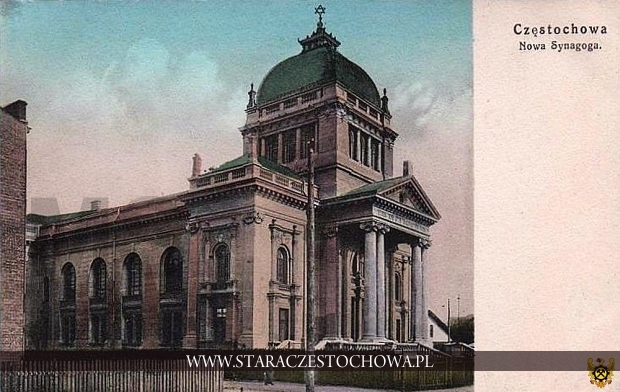 _Nowa Synagoga. Spalona w 1939 roku