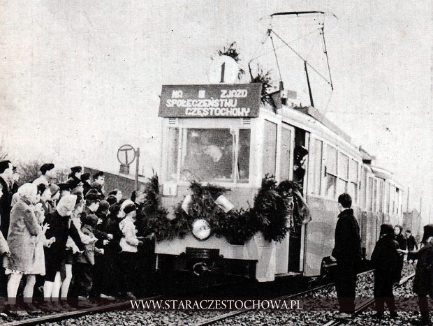 Otwarcie pierwszej częstochowskiej linii tramwajowej