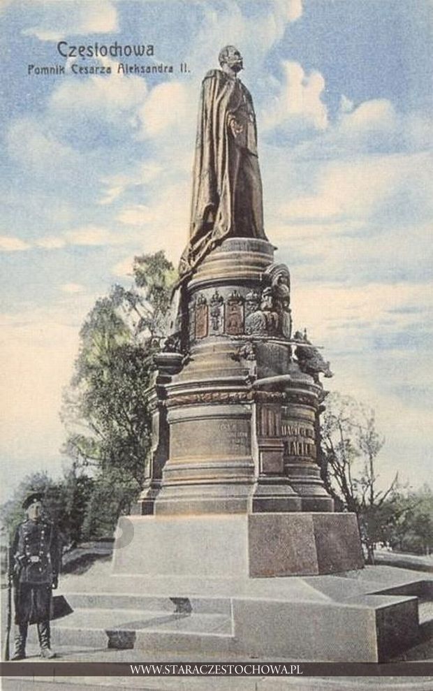 Pomnik cara Aleksandra II pod Jasną Górą