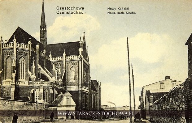 Ulica Krakowska z widokiem na katedrę