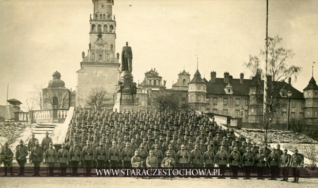 Żołnierze 154 pułku piechoty ze Strzegomia