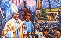 Wejście pielgrzymów