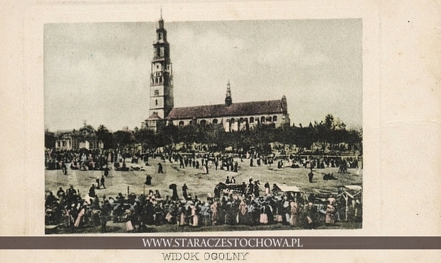Jasna Góra, widok ogólny z początku XX wieku, długi adres
