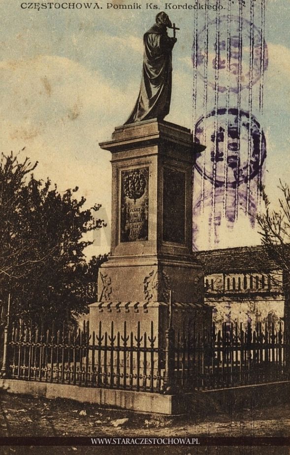 Pomnik Księdza Kordeckiegow Częstochowie