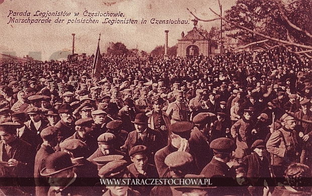 Parada Legjonistów w Częstochowie
