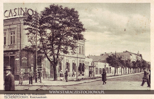 Ulica Kościuszki, Teatralna w Częstochowie