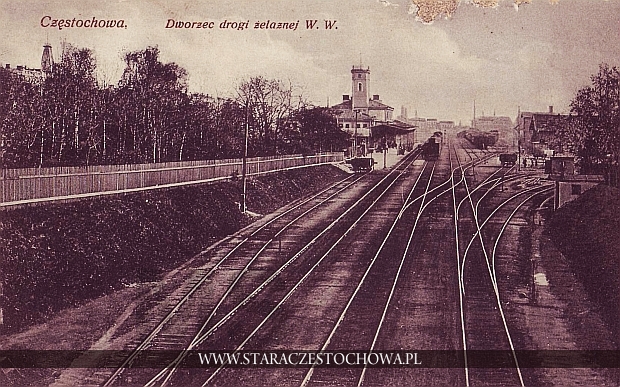 Dworzec drogi żelaznej w Częstochowie