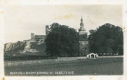Kościół i ruiny zamku