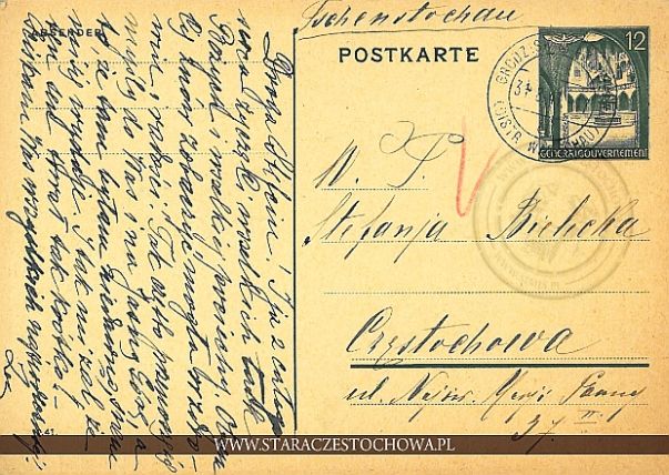 Niemiecka karta pocztowa frankatura mechaniczna