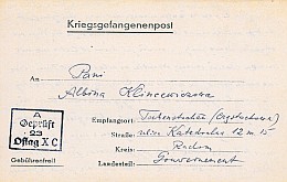 Niemiecka karta pocztowa