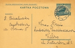 Karta pocztowa, rok 1936
