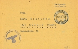 Niemiecka koperta pocztowa