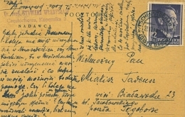 Karta pocztowa, rok 1944