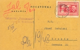 Pocztówka, rok 1917