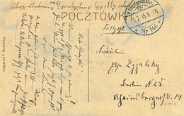 Pocztówka, rok 1915